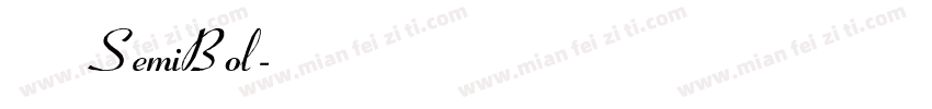 正黑體 SemiBol字体转换